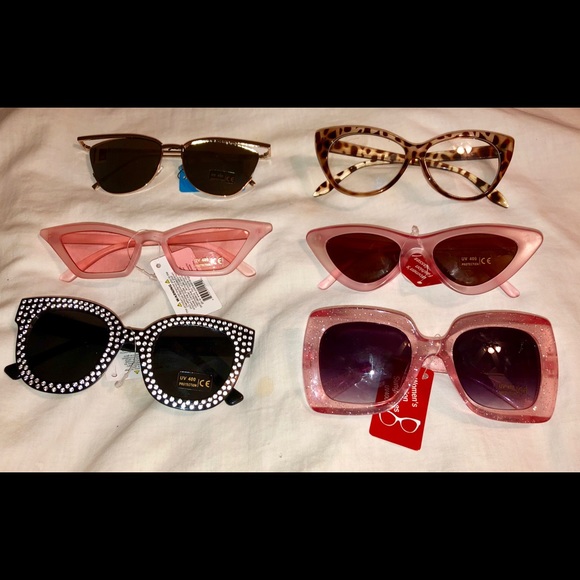 ❌Sold out📍Cute fashion fun trendy glasses 4less $ - Picture 2 of 8